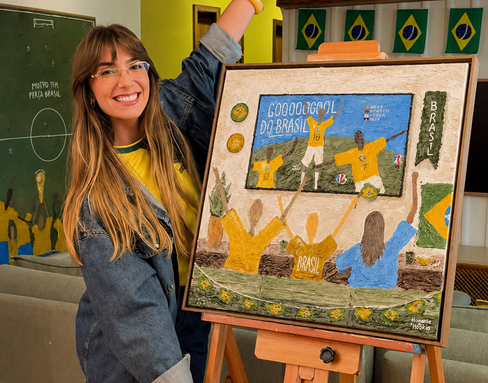 Artista de Tubarão acerta resultados da Copa